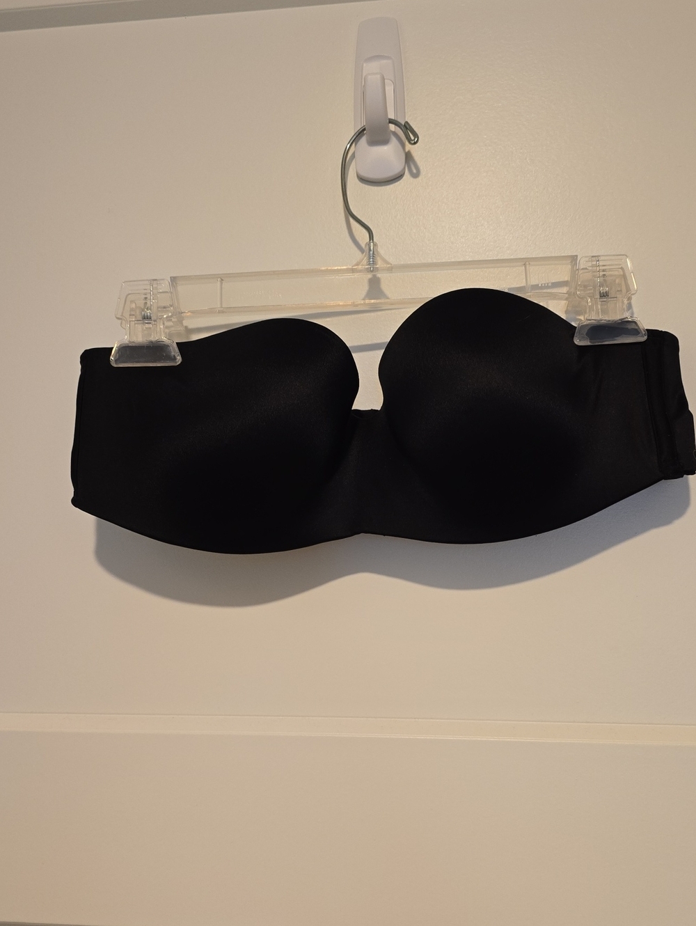 PINK Victoria's Secret Black Strapless Molded Strapless Bra
